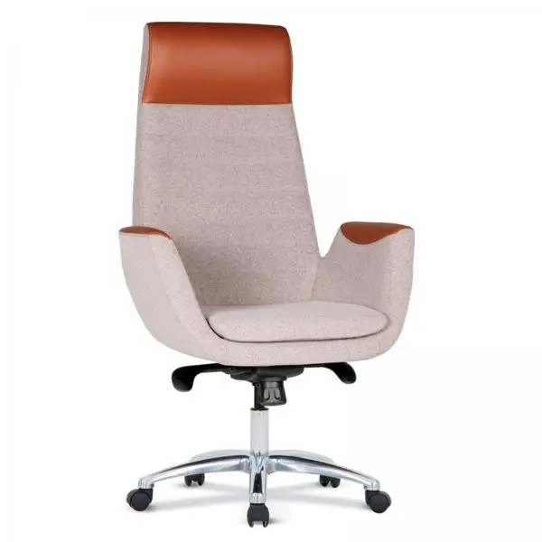FAUTEUIL PRESIDENT BALI 05 CUIR BEIGE TAUPE LOFT11