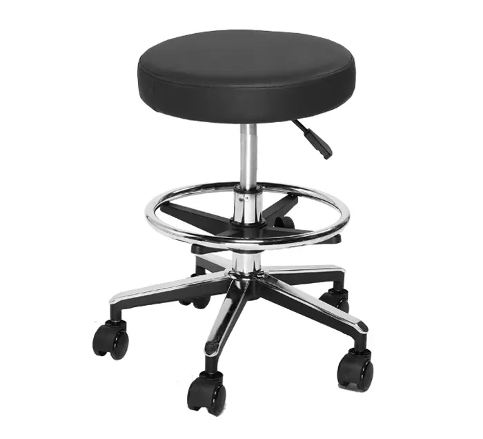 TABOURET S/D ROND ESTHETIQUE (POMPE HYDRAULIQUE)