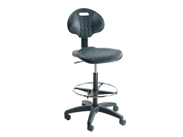 TABOURET TULIP AVEC DOSSIER EN PVC 