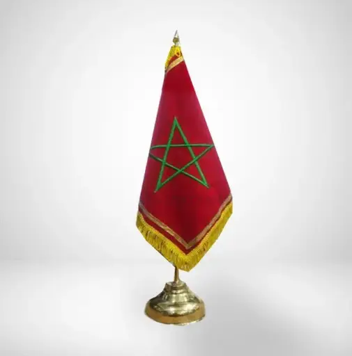 [DRAPEAU_CUIVRE35] DRAPEAU BUREAU EN CUIVRE 2M