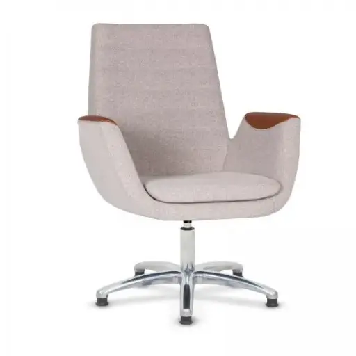 [CA_FAU_BL03_LOF15] FAUTEUIL VISITEUR BALI 03 Couleur Marron Foncé LOFT 15